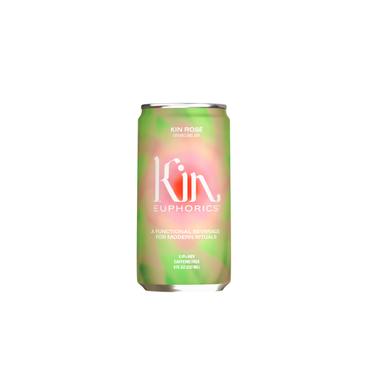 Can of Kin Euphorics on a white background
