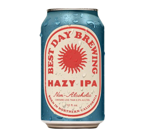 Can of Best Day Brewing Hazy IPA on a white background