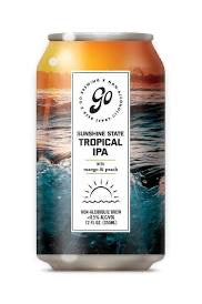 Can of Tropical IPA with a scenic label design