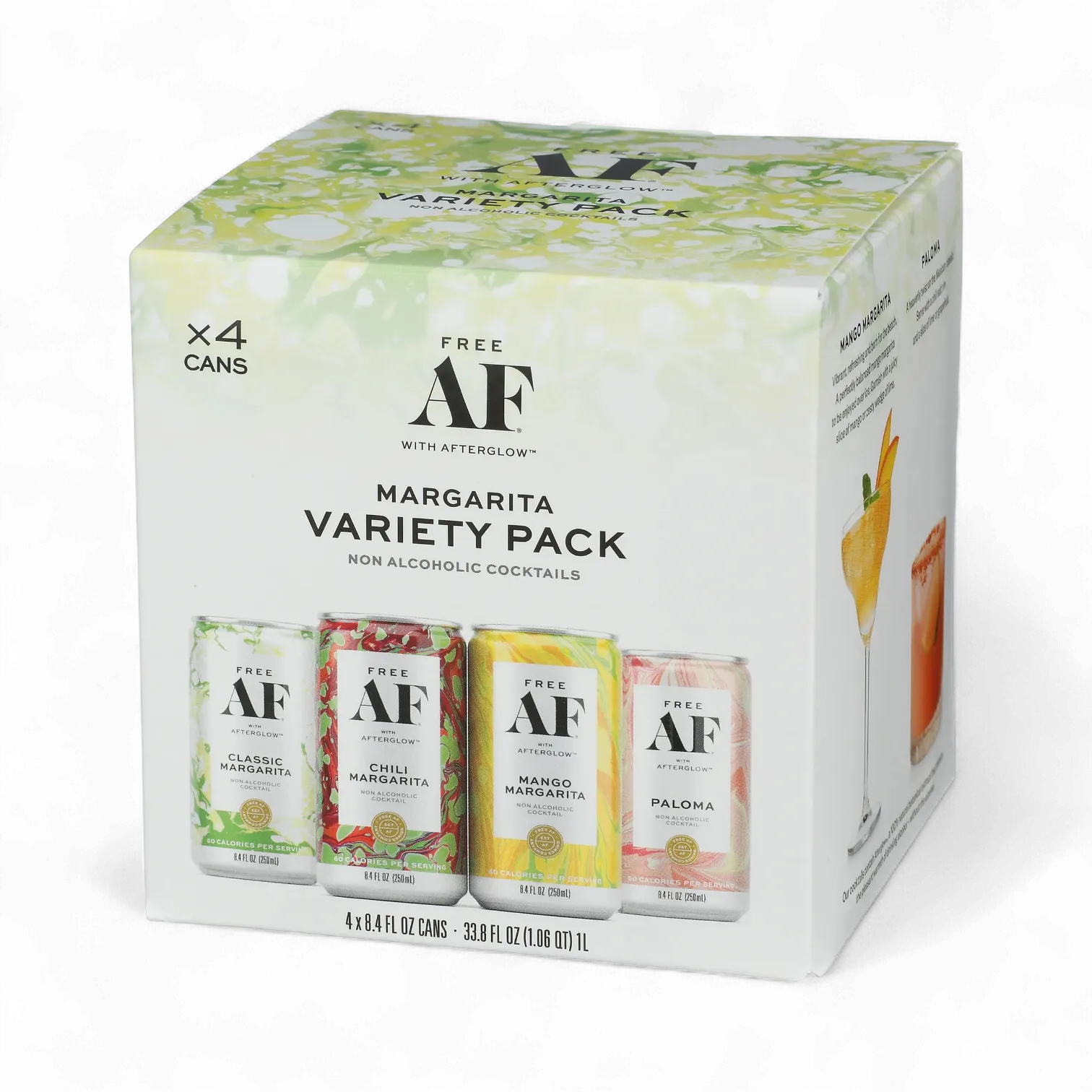 Box of AF Margarita Variety Pack on a white background