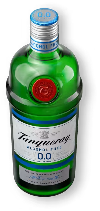 Bottle of Tanqueray 0.0