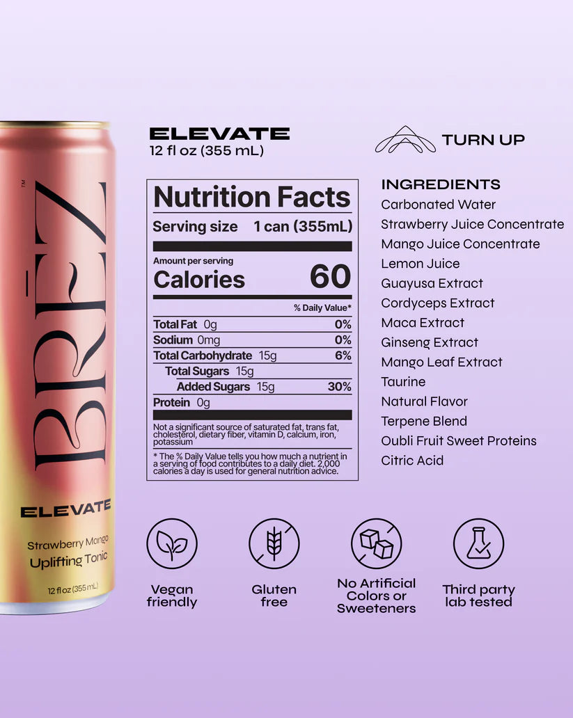 Elevate ingredients