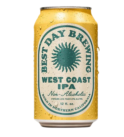 Can of Best Day Brewing West Coast IPA on a white background