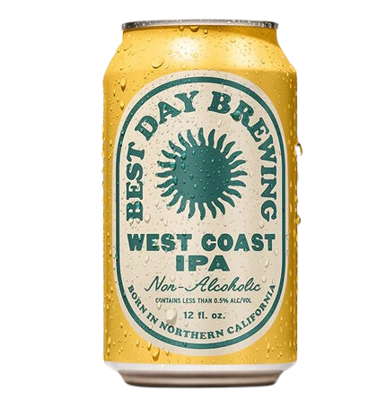 Can of Best Day Brewing West Coast IPA on a white background